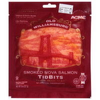 Old Williamsburgh Salmon, Smoked Nova, Tidbits, 8 Ounce