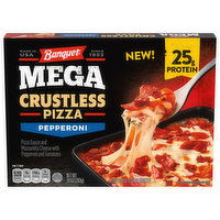 Banquet Pizza, Crustless, Mega, Pepperoni, 10 Ounce