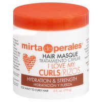 Mirta de Perales I Love My Curls Hair Masque, Hydration & Strength, 6 Ounce