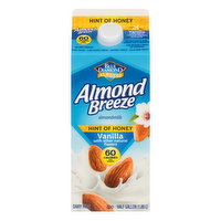 Almond Breeze Almondmilk, Vanilla, Hint of Honey, 0.5 Gallon