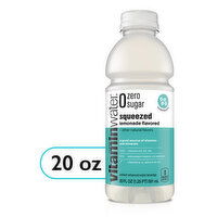 vitaminwater  Sugar Squeezed, Electrolyte Enhanced Water W/ Vitamins, Lemonade Drink, 20 Fluid ounce