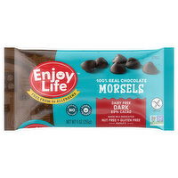 Enjoy Life Morsels, 100% Real Chocolate, Dark, 9 Ounce