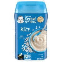 Gerber Cereal for Baby, Rice, Supported Sitter (1st Foods), 8 Ounce