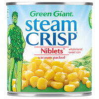 Green Giant Steam Crisp Sweet Corn, Whole Kernel, Niblets, Vacuum Packed, 11 Ounce