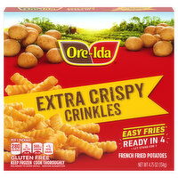 Ore-Ida French Fried Potatoes, Extra Crispy Crinkles, 4.75 Ounce
