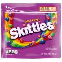 Skittles Candies, Bite Size, Wild Berry, Sharing Size, 15.6 Ounce