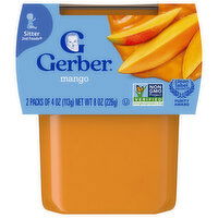 Gerber Mango, Sitter 2nd Foods, 2 Packs, 2 Each