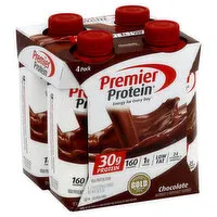 Premier Protein High Protein Shake, Chocolate, 4 Pack, 4 Each