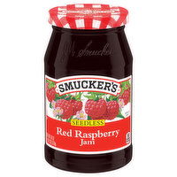 Smucker's Jam, Red Raspberry, Seedless, 18 Ounce