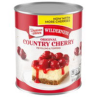 Duncan Hines Wilderness Pie Filling & Topping, Country Cherry, Original, 21 Ounce