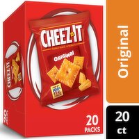 Cheez-It Cheese Crackers, Original, Single Serve, 20 Ounce