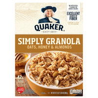 Quaker Simply Oats, Honey & Almonds Granola, 24.1 Ounce