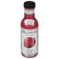 Briannas Dressing, Poppy Seed, Raspberry, Home Style, 12 Fluid ounce