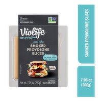 Violife Just Like Smoked Provolone Slices, Dairy-Free Vegan, 10 Each