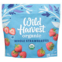 Wild Harvest Strawberries, Organic, Whole, 10 Ounce