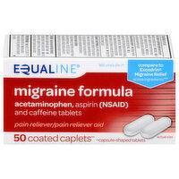 Equaline Migraine Formula, Coated Caplets, 50 Each