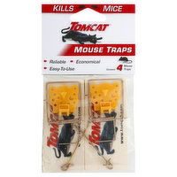 Tomcat Mouse Traps, 4 Each