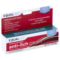 Equaline Anti-Itch Cream, Maximum Strength, 1 Ounce