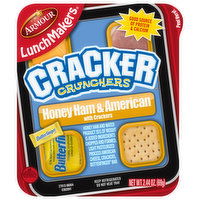 LunchMakers Cracker Crunchers Honey Ham & American, 2.44 Ounce