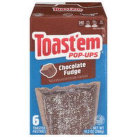 Toast'em Pop-ups Toaster Pastries, Chocolate Fudge, 6 Each