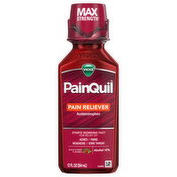 Vicks PainQuil Max Strength Black Cherry Flavored Pain Reliever, 12 Fluid ounce