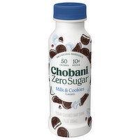 Chobani Yogurt, Zero Sugar, Milk & Cookies, 7 Fluid ounce