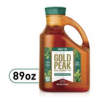 Gold Peak Sweetened Black Iced Tea Drink, 89 Fluid ounce