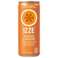 Izze Juice Beverage Blend, Sparkling Clementine, 8.4 Fluid ounce