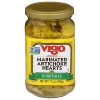 Vigo Artichoke Hearts, Marinated, Quartered, Imported, 12 Ounce