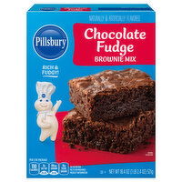 Pillsbury Brownie Mix, Chocolate Fudge, 13 Inch x 9 Inch Family Size, 18.4 Ounce