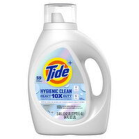 Tide Hygienic Clean Heavy Duty 10x Free Liquid Laundry Detergent, Unscented, 59 loads, HE Compatible, 84 Fluid ounce