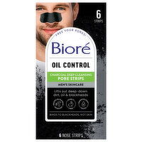 Biore Nose Strips, Oil Control, 6 Each