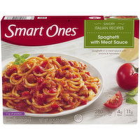 Smart Ones Spaghetti with Meat Sauce, Onions & Tomatoes Frozen Meal, 10.25 Ounce