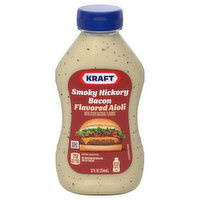 Kraft Smoky Hickory Bacon Flavored Aioli, 12 Fluid ounce