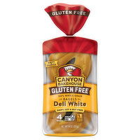 Canyon Bakehouse Gluten Free Deli White Bagels, 4 Each