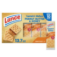 Lance® Captain's Wafers Captain's Wafers Peanut Butter and Honey Sandwich Crackers, 13.7 Ounce