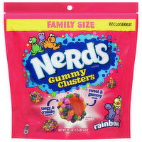 Nerds Gummy Clusters Rainbow Candy Family Size, 18.5 Ounce