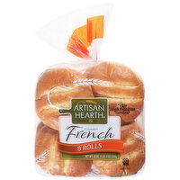 Artisan Hearth Rolls, Gourmet French, 8 Each