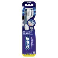 Oral-B Pro Health Pro Clean Cross Action Toothbrushes, Soft, 2 Count, 2 Each