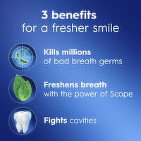 Crest Whitening Plus Scope Whitening Plus Scope Toothpaste, Minty Fresh, 10.8 Ounce