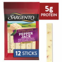 SARGENTO Sargento® Pepper Jack Natural Cheese Snack Sticks, 12-Count, 9.49 Ounce