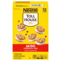 Toll House Toll House Nestle Toll House Mini Vanilla Chocolate Chip Cookie Sandwiches, 12 Count, 12 Each