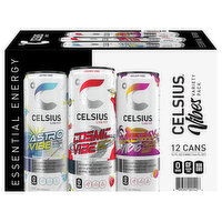 Celsius Live Fit Astro Vibe/Cosmic Vibe/Galaxy Vibe Energy Drink, 12 Each