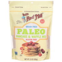 Bob's Red Mill Pancake & Waffle Mix, Gluten Free, Paleo, 13 Ounce