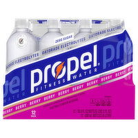 Propel Electrolyte Water Beverage, Berry, 12 Pack, 12 Each