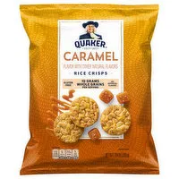 Quaker Rice Crisps, Caramel, 7.04 Ounce