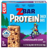 Zbar Protein Chocolate Chip Snack Bars, 5 Each