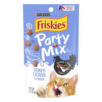 Friskies Cat Treats, Gravylicious Crunch, Party Mix, 2.1 Ounce