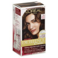 Excellence Creme Permanent Haircolor, Warmer, Medium Golden Brown 5G, 1 Each