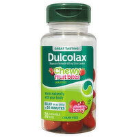 Dulcolax Laxative, Chewy Fruit Bites, Cherry Berry, 30 Each